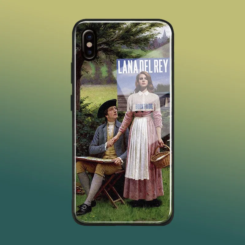 Чехол для телефона Lana Del Rey мягкий силиконовый чехол с рисунком Apple iPhone 6 6s 7 8 Plus X XR XS