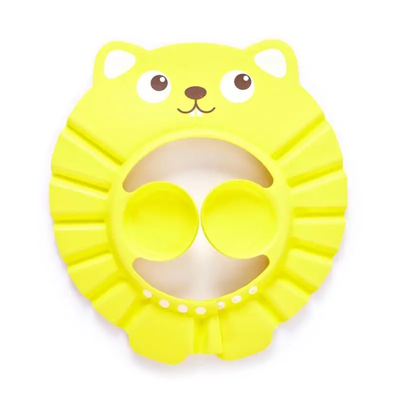 

Baby Shower Hat Toddler Kids Shampoo Bathing Shower Cap Cute Cartoon Head Wash Hair Shield Direct Visor Caps For Baby Boy Girl