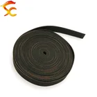 GT2 Ремень ГРМ высокого качества, 2GT, 15 мм, ширина 15 мм, резина GT2, 15 мм, открытый ремень для 3D-принтера, бесплатная доставка