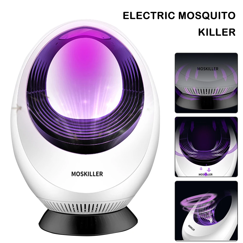 Электрическая лампа убийца комаров usb репеллент фотоубийца бесшумный