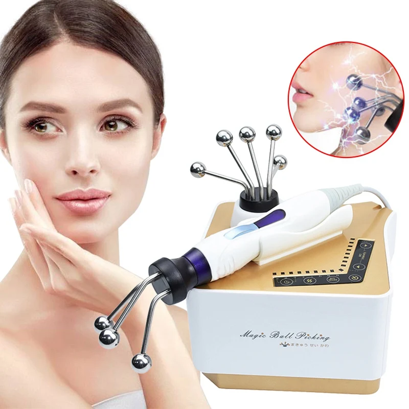 Microcurrent Galvanica Facial Radiofrecuencia Face Beauty Machine Skin Tighten Wrinkle Removal Anti Aging Massager Belleza