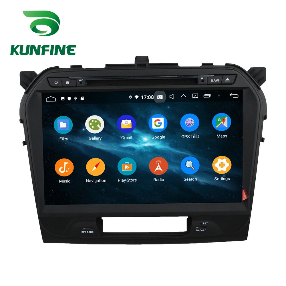 KUNFINE Android 9,0 Восьмиядерный 4 Гб ОЗУ 64 Гб ПЗУ автомобильный DVD gps мультимедийный плеер стерео для SUZUKI Vitara радио головное устройство