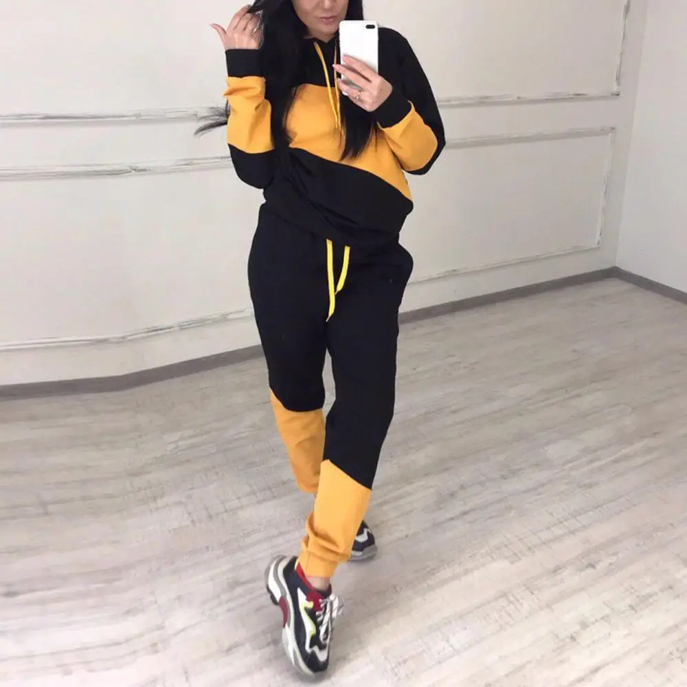 Женские спортивные костюмы в европейском и американском стиле Сезон осень зима