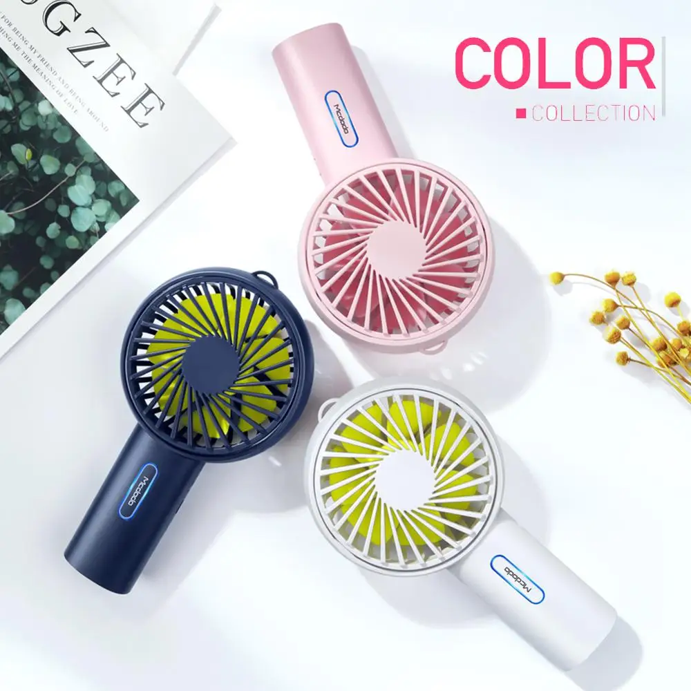 Вентилятор с аккумулятором USB 3 скорости регулируемый подвесной мини-вентилятор
