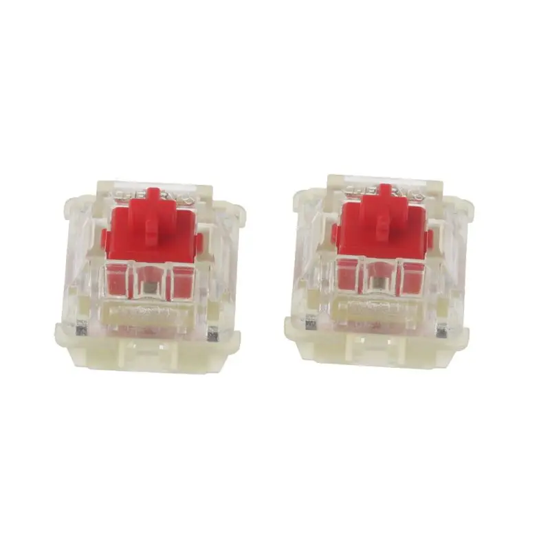 

Оригинальные SMD RGB Cherry MX переключатели, 3-контактный красный ножной переключатель, механическая клавиатура, прозрачный переключатель, 2 шт.
