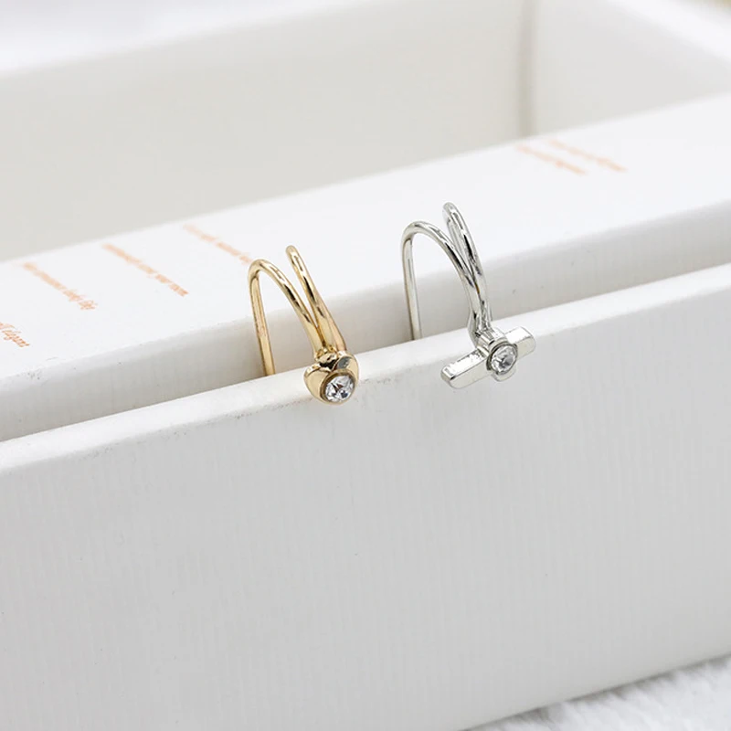 1 шт. U образные серьги клипсы для пирсинга|Серьги-клипсы| |