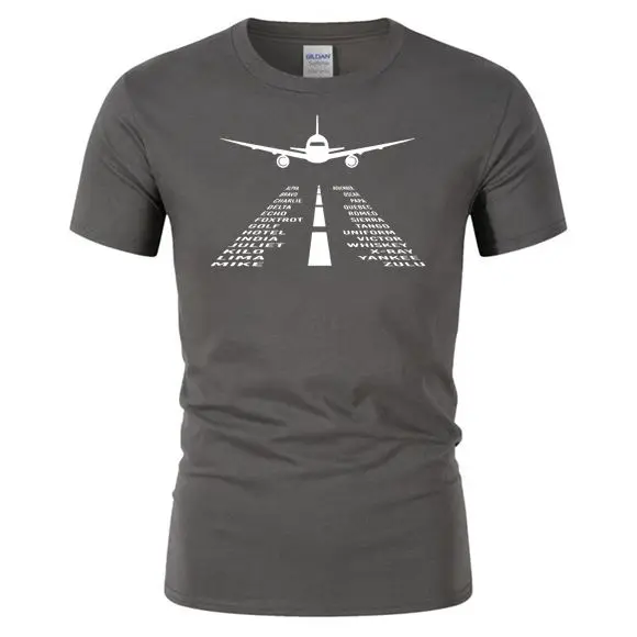 Самолет фонетическим письмом Алфавит пилот Cessna футболки Отец больше Размеры