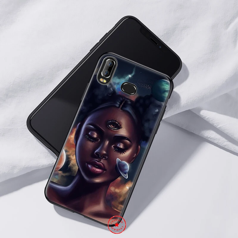 IYICAO черный Африканка мягкий чехол для samsung Galaxy A9 A7 A8 A6 плюс 2018 A3 A5 2017 2016 &amp J6 крышка |