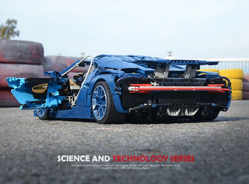 Супер гоночный автомобиль 23009 23010 20086 совместимый Technic 42083 MOC-22970 MOC-23010 строительные блоки кирпичи игрушки подарки