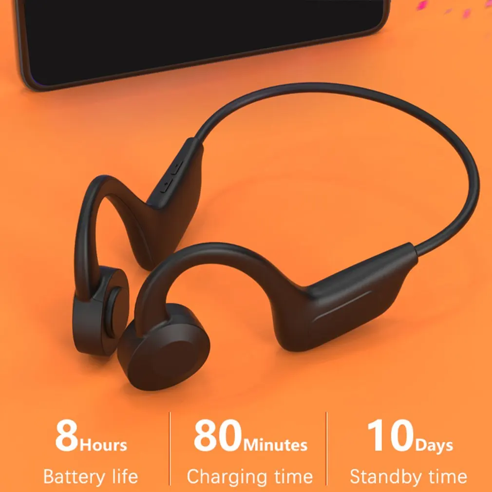 

Новые портативные беспроводные наушники VG02 Bluetooth-совместимые наушники 5,1 TWS с костной проводимостью спортивные наушники гарнитура водонепр...