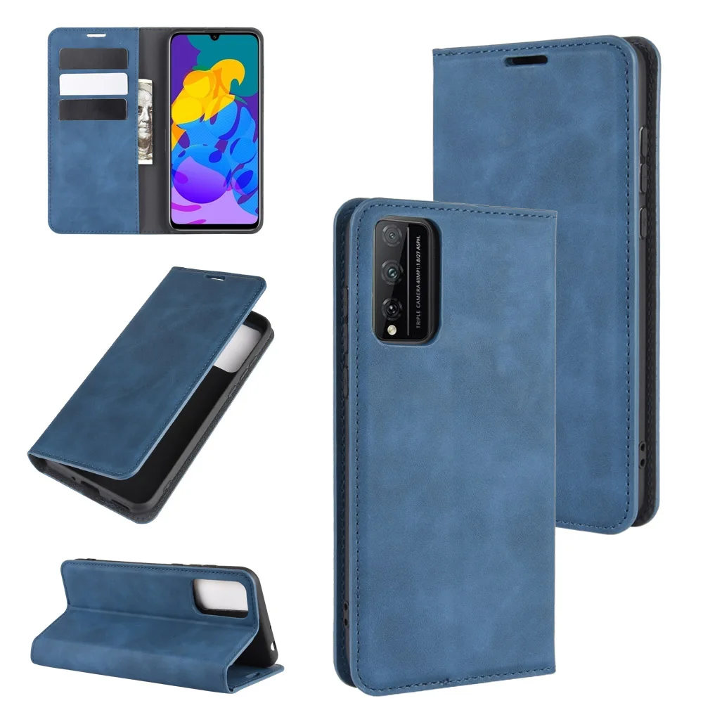 

GUEXIWEI Retro Flip Leather Case For Huawei Honor Play4t Wallet Stand Book Pocket Cover 4TPro Magnetic Case for Honor 4t 4tpro