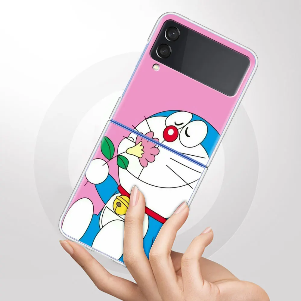 Чехол для Samsung Galaxy Z Flip 3 5G Прозрачный жесткий чехол сотового телефона ZFlip3