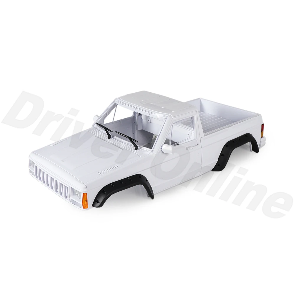 

1/10 RC Car Hard Plastic Body Shell Kit 313mm Wheelbase Cherokee Pickup Truck for Crawler Axial SCX10 90046 90047 RGT 86100