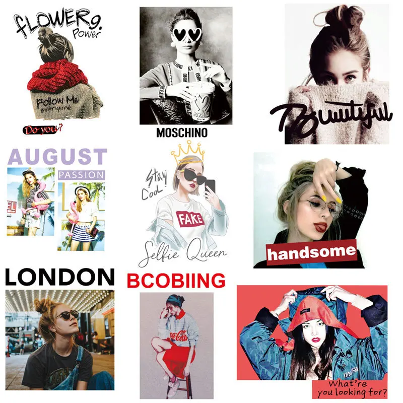 Нашивки переводные наклейки сделай сам мальчик девочка полосатая одежда нашивки