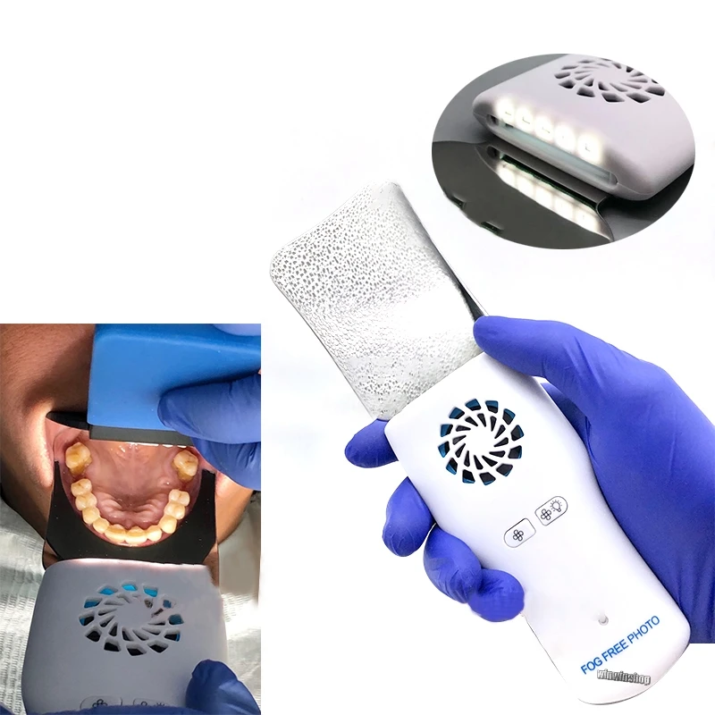 dental orthodontic imaging LED fog free photo mirror high hardness stainless steel cavity obervation reflector oral |