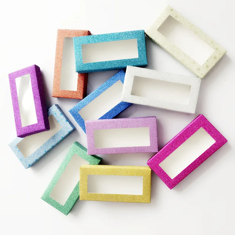 MJS4 Artificial Eyelash Personalized Box False Storage Portable Makeup Packaging | Красота и здоровье