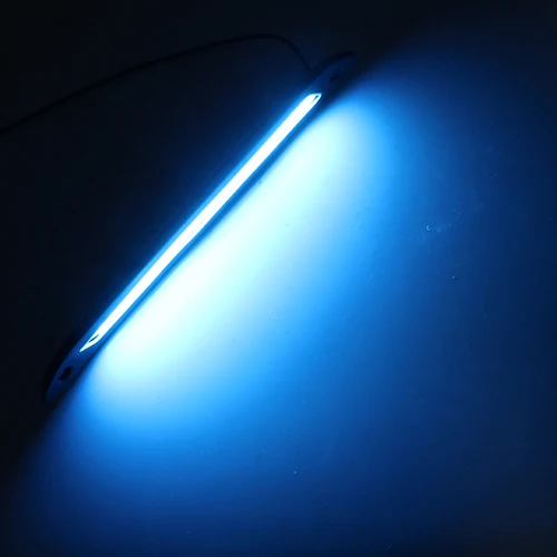 Ice Blue YCCPAUTO 2 шт. мощный COB Светодиодный фонарь дневного света Гибкая Водонепроницаемая панель DRL Автомобильная противотуманная фара вождение свет белый DC12V - Испускаемый цвет: Ice Blue