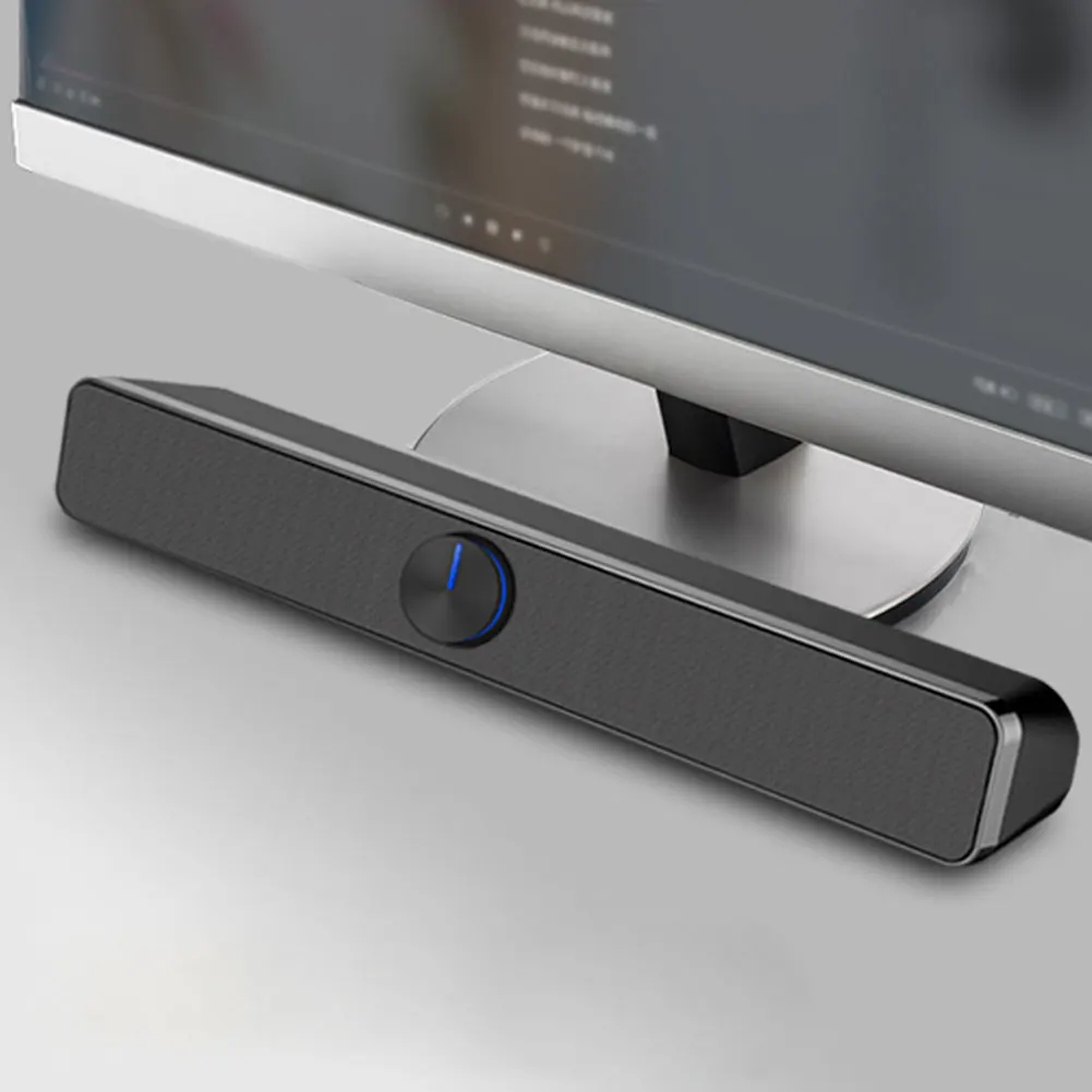 Настольный домашний стерео портативный звук бар ТВ без потерь USB проводной легкий динамик мини пластиковый кинотеатр HIFI