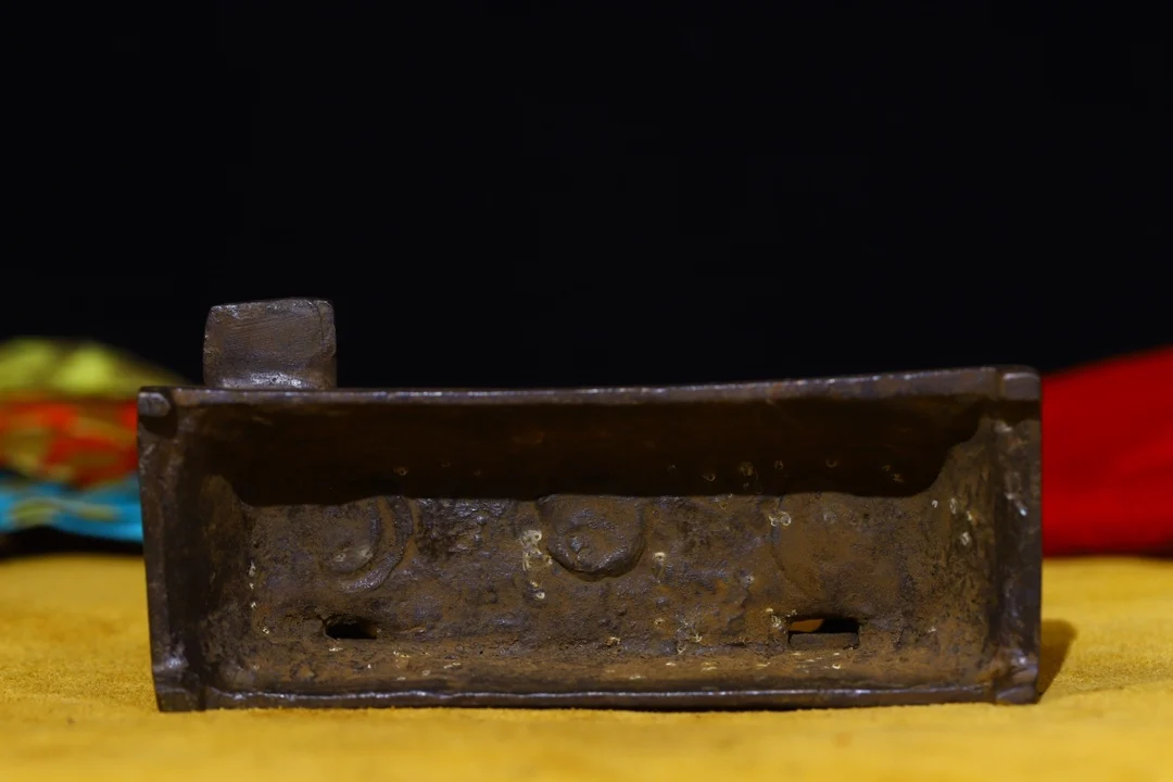 

Home Decor 6" Tibet Buddhism Old Bronze Tracing Three Saints of the West Guanyin Sakyamuni Buddha Enshrine the Buddha