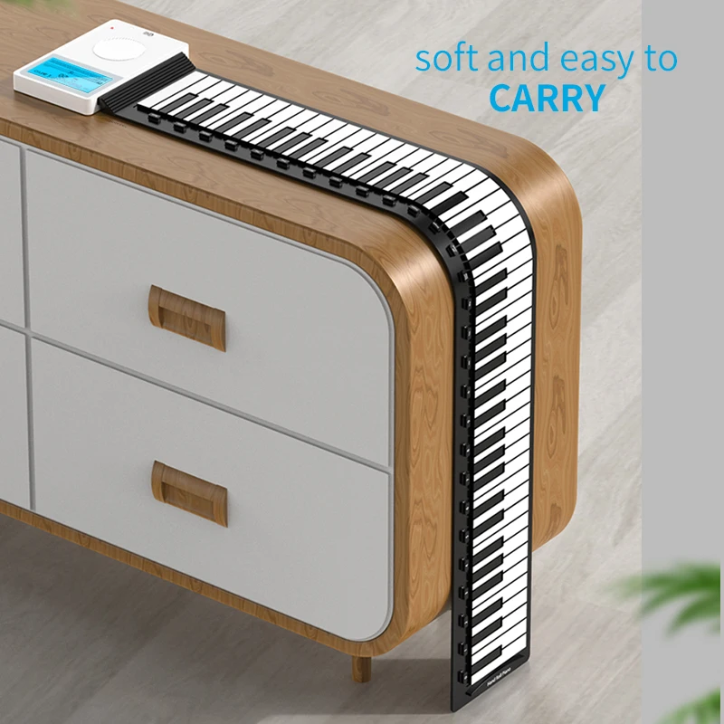 88 клавишный рулонный пианино цифровой Midi контроллер синтезатор электронное Keybaord