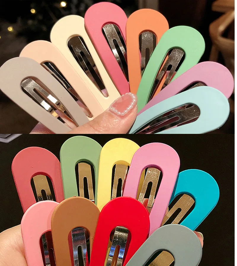 5pcs mix color round 5 шт./компл. милые Цвет девушка зажим для волос, лента для волос заколка для волос обруч для волос, заколка для волос аксессуары Красота Инструменты для укладки волос новое поступление - Цвет: 5pcs mix color round