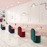 modern minimalist bauhinia round desks nordic style living room furnitures light luxury iron phnom penh coffee tables