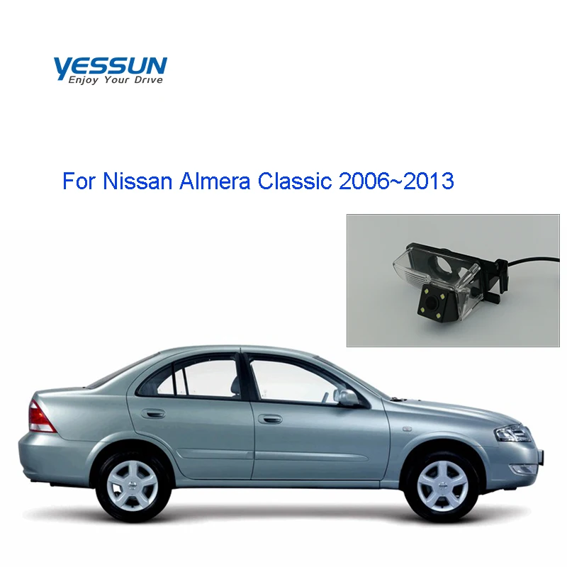 Камера заднего вида Yessun для Nissan Almera Classic 2006 2007 2008 2009 ~ 2013 CCD камера ночного