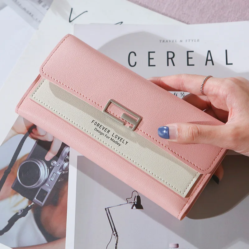 Длинный кошелек для женщин новые приглашения на свадьбу с сцепления