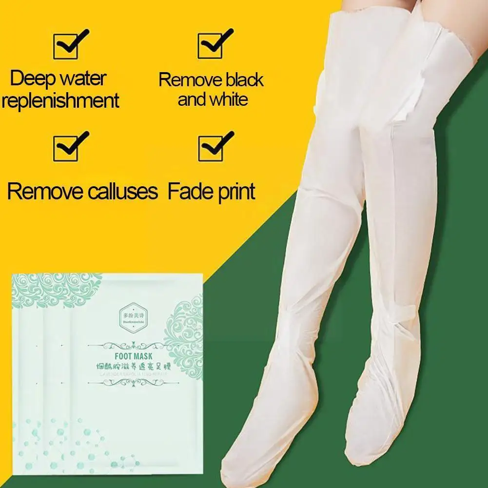 

1 Bag Long Foot Hand Nicotinamide Smooth Care Anti-drying Peeling Moisturizing Leg Removal Foot Exfolia O5f2