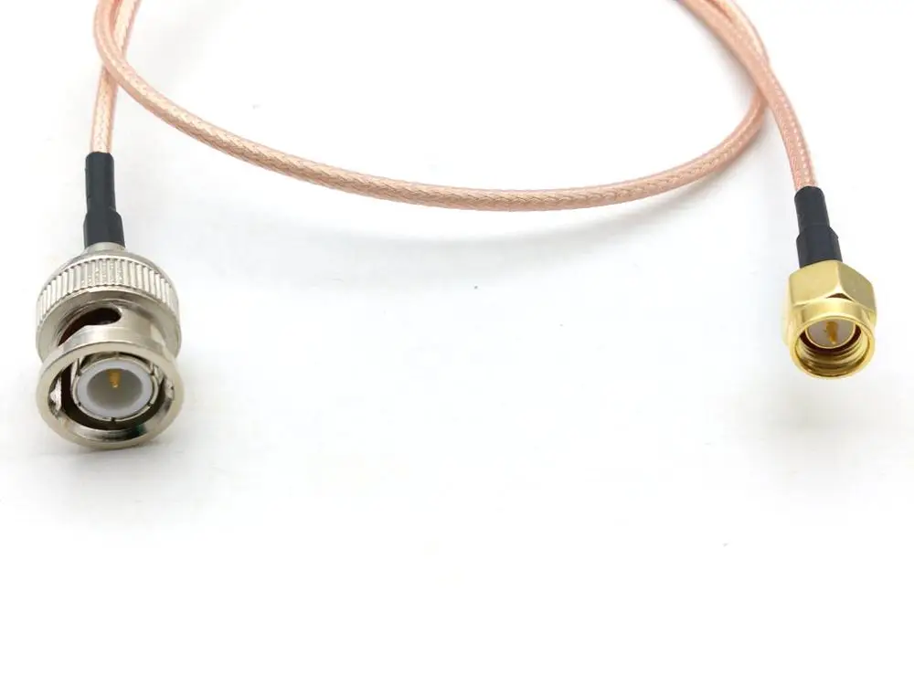 500 шт 50ohm BNC папа к SMA RG316 коаксиальный кабель|Соединители| |