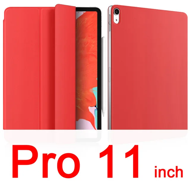 Red for Pro11 Ультра тонкая магнитная смарт-чехол для Apple Ipad 2/3/4 с дисплеем Retina Дисплей кожаный чехол для Apple Ipad 2 Ipad 3 Ipad 4 - Цвет: Red for Pro11