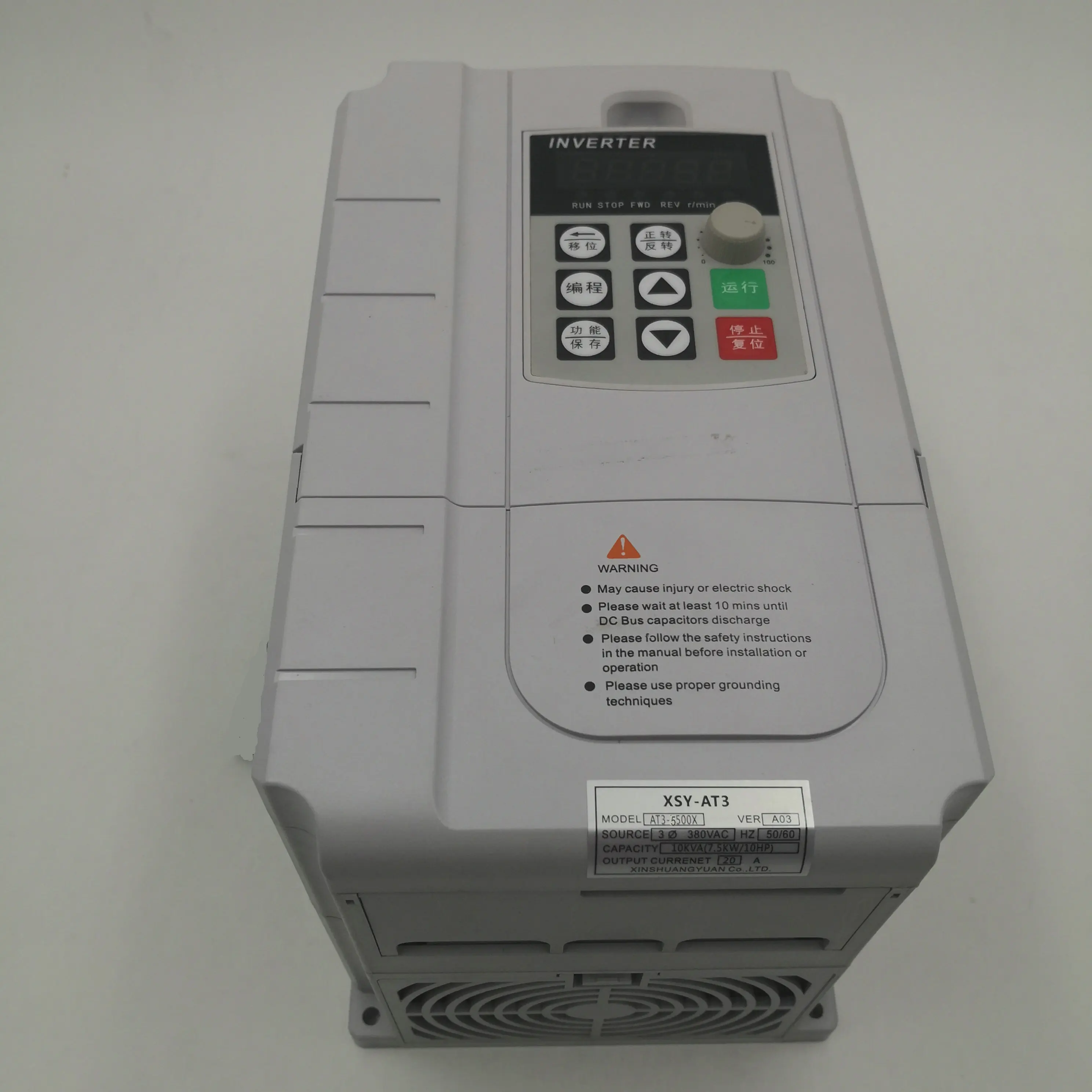 5.5kw 380v VFD 380 В 4 кВт переменного тока 380 в кВт/4 кВт/кВт привод переменной частоты 3 фазы регулятор скорости Инверторный двигатель VFD инвертор - Цвет: 5.5kw 380v