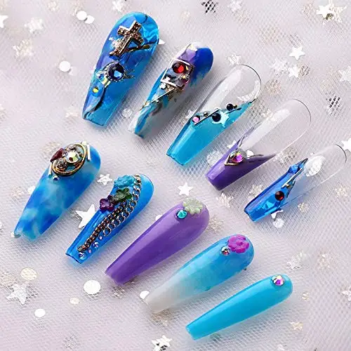 Набор для маникюра FIVEART 500 шт. накладки ногтей в виде гроба балерины полностью