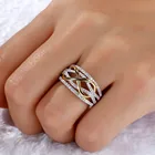 Кольцо бесконечности, кольцо вечности, шармы, лучший подарок другу, бесконечный символ любви, модные кольца для женщин, ювелирные изделия