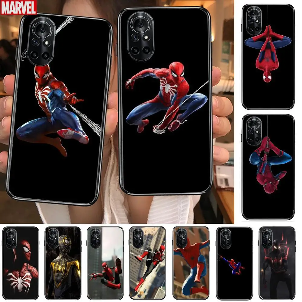 

Spiderman wallpaper Clear Phone Case For Huawei Honor 20 10 9 8A 7 5T X Pro Lite 5G Black Etui Coque Hoesjes Comic Fash design