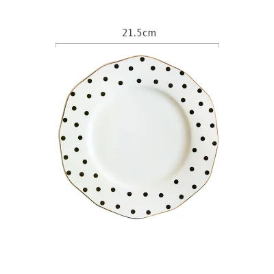 860 мл набор послеобеденного чая чайные горшки кость фарфор волнистая точка