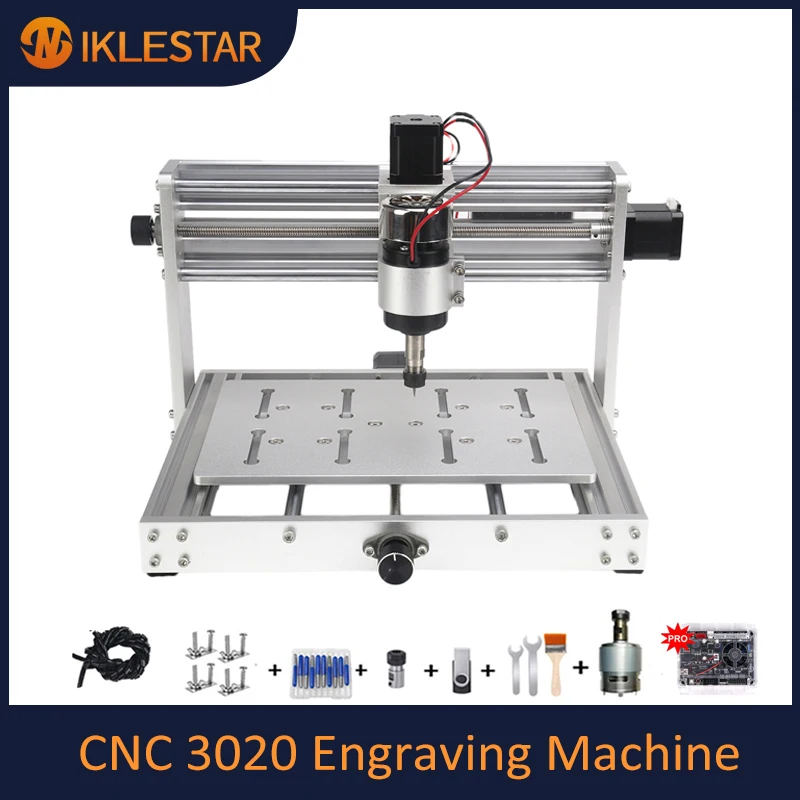 CNC 3020 Max металлический гравировальный станок 3 оси DIY PCB фрезерный GRBL контроль