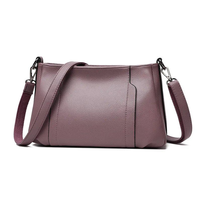 

RanHuang New Arrive 2021 Women's Fashion Handbags High Quality Leather Shoulder Bags Luxury Crossbody Bags Red Messenger Bags