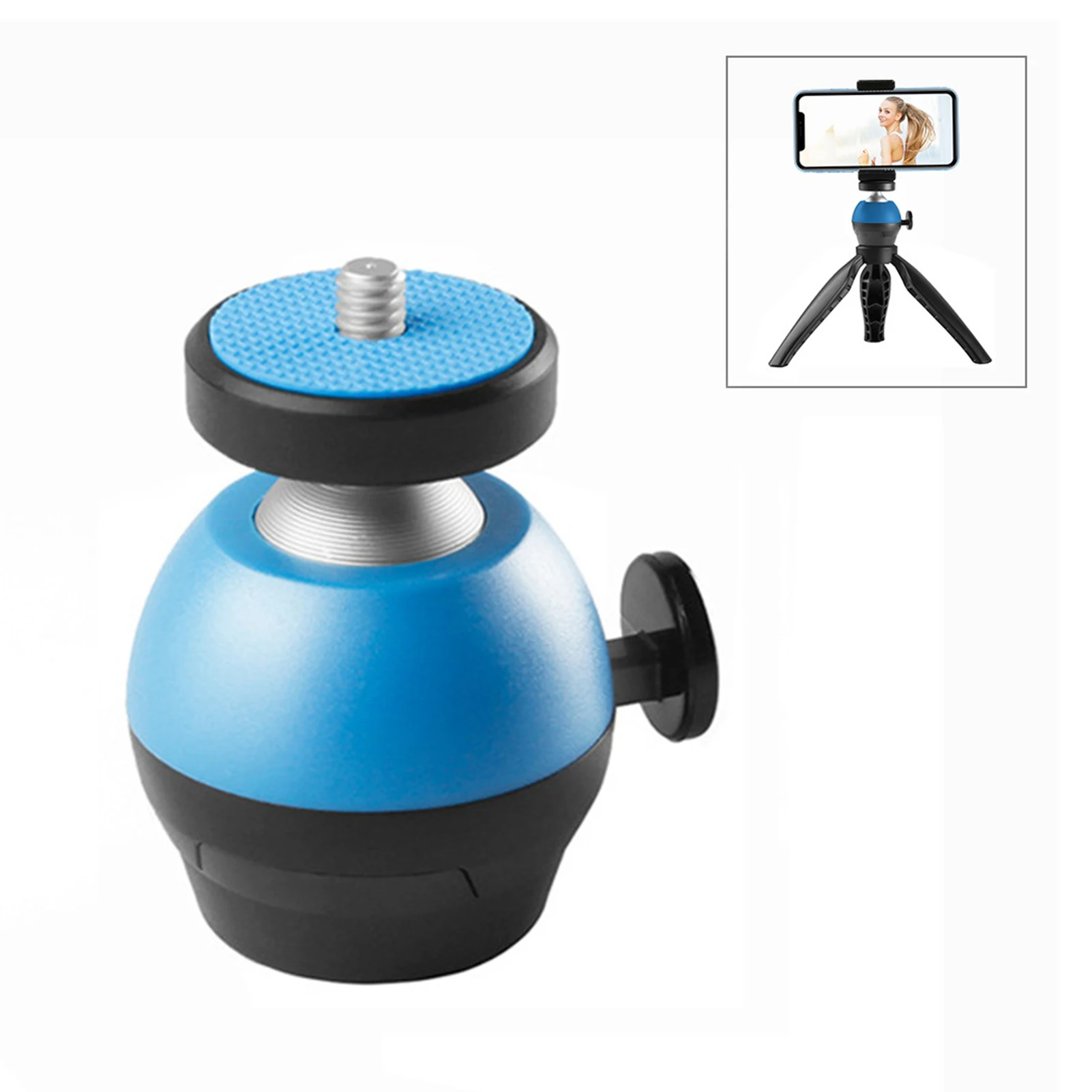 

Мини шаровая Головка для штатива-трипода из алюминиевого сплава вращается Поворотный штатив питания для беззеркальная камера DSLR штатив ак...