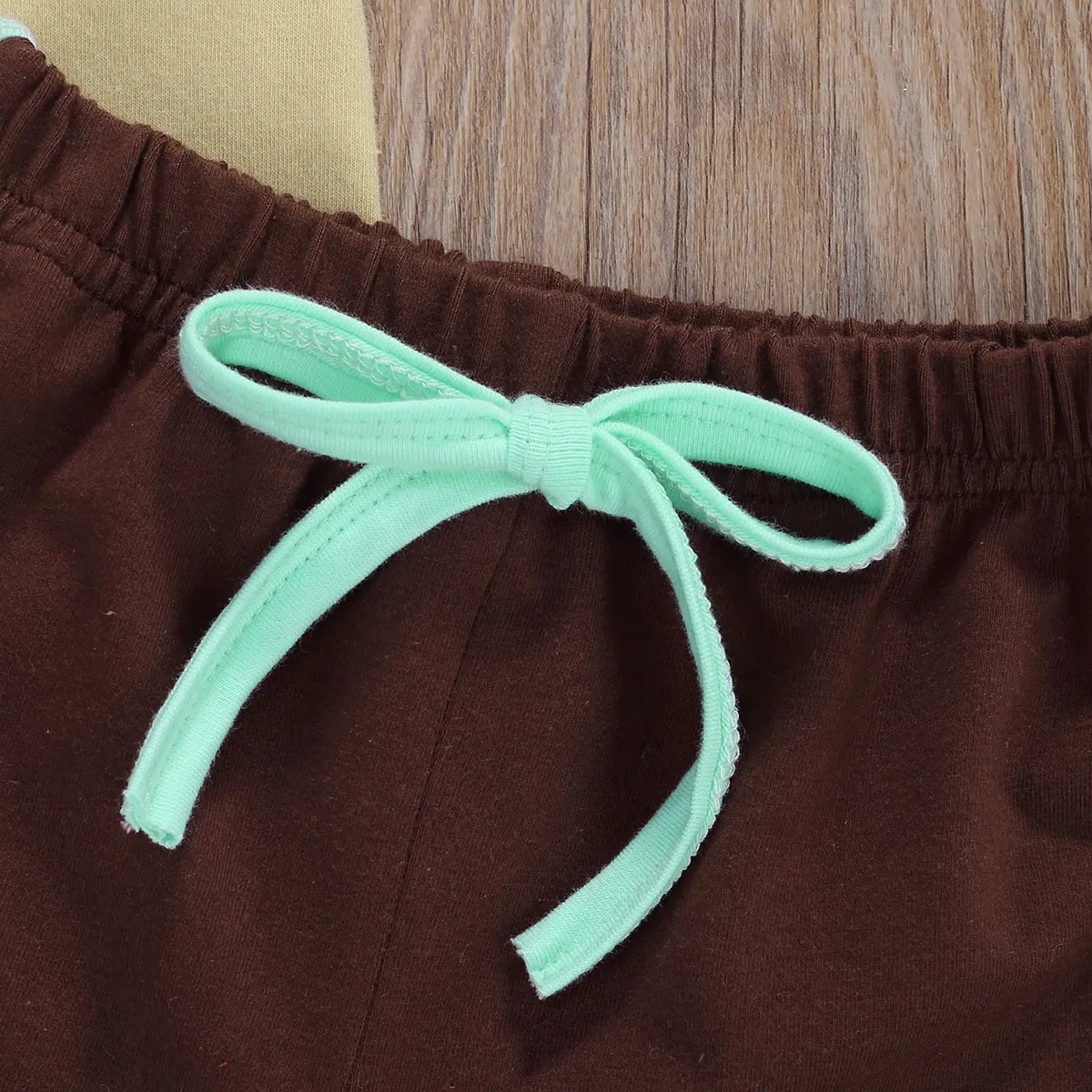 Летний комплект из футболки и шортов для малышей креативная рубашка с коротким