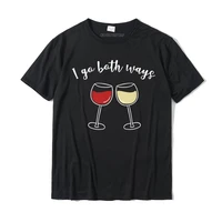 wine shirt i go both ways red wine white wine alcohol shirt company 3d printed tshirts cotton tops shirt for men family