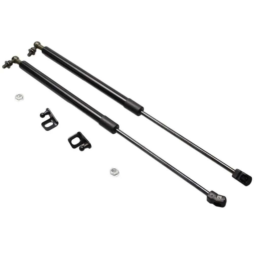 Normal black Для Volkswagen T-ROC TROC- 2x Передняя капот модифицировать газовые стойки из углеродного волокна Лифт поддержка газовый Пневматический Амортизатор Демпфер - Цвет: Normal black