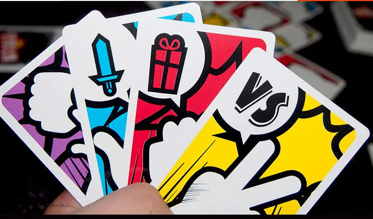 Играйте в соревнования по боксу каменные ножницы ткань настольные игровые карты