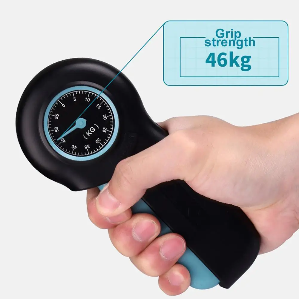 

Accurate Grip Force Meter 0-55kg Mechanical Pointer Hand Grip Power Force Strength Meter Measure Tool Portable Fitness Equipment