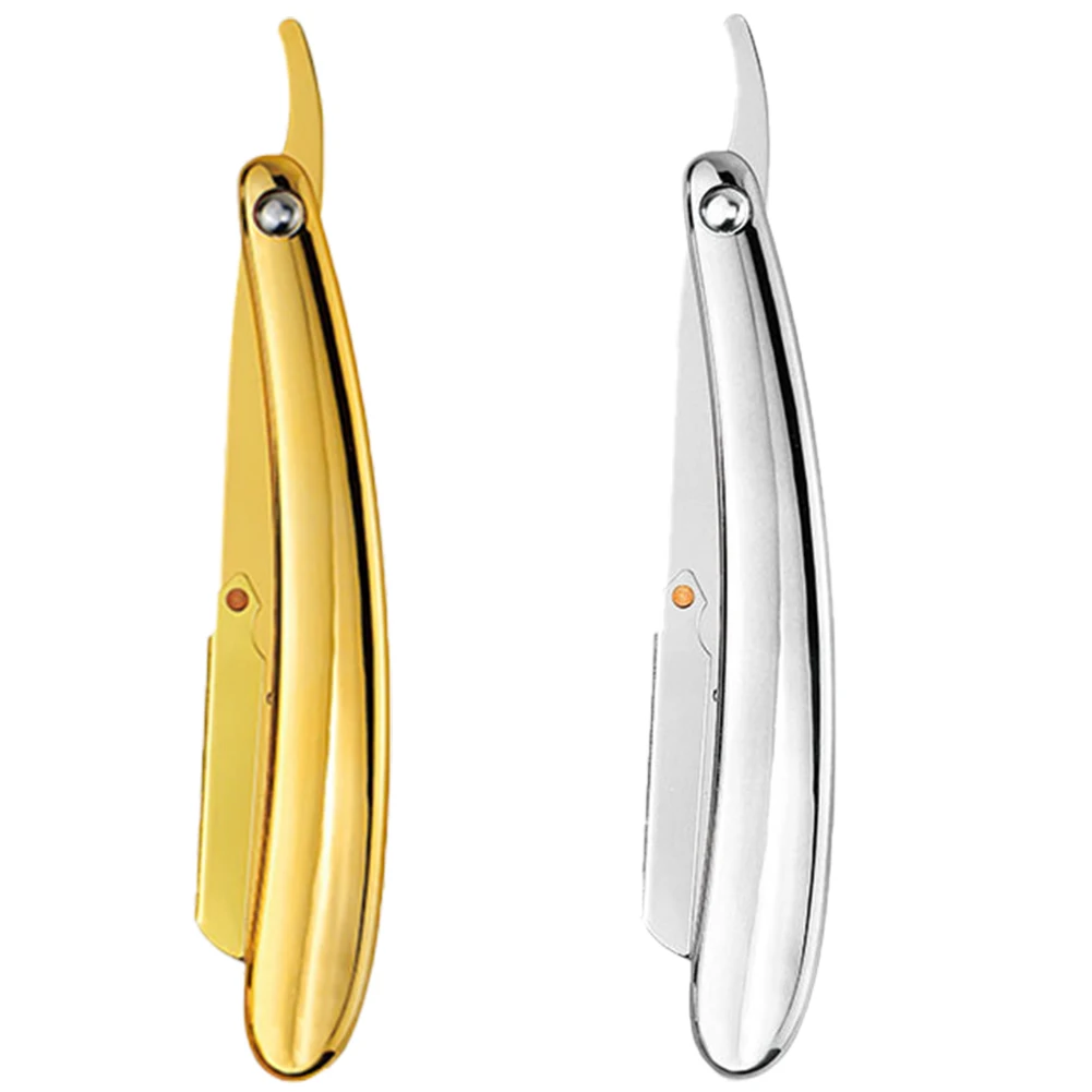 

Men Shaving Straight Razors Hairdresser Barber Tools Manual Shaver Skin Beard Stainless Steel Folding Knife
