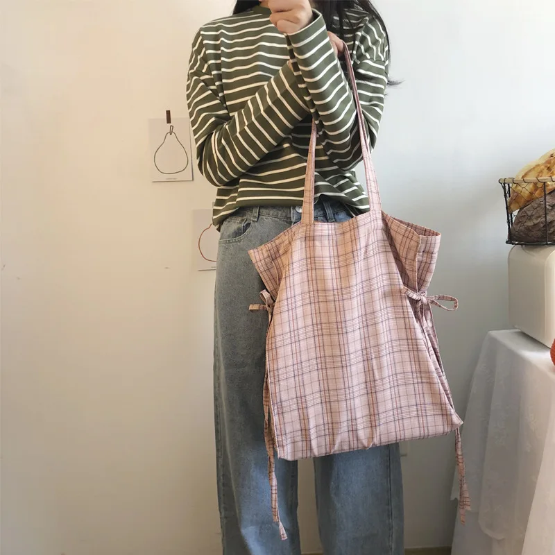 Youda женская сумка большой вместимости в японском стиле ленивые простые холщовые