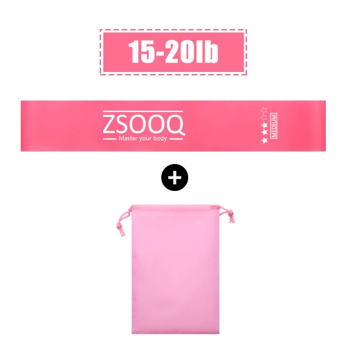 Medium bag Эспандеры для спортзала, фитнеса, дрессировки, тянущаяся веревка, 0,35 мм-1,1 мм, Пилатес, спортивные резинки для фитнеса, Кроссфит, оборудование для тренировок - Цвет: Medium bag