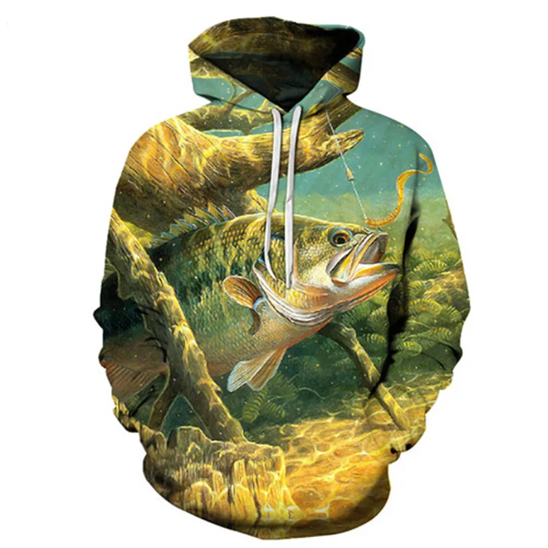 

Fashion Mens Fishinger 3D Printed Hoody Man's Casual Streetwear Harajuku Hooded Cotton Hoodies and Sweatshirts S 5XL 6XL WY02