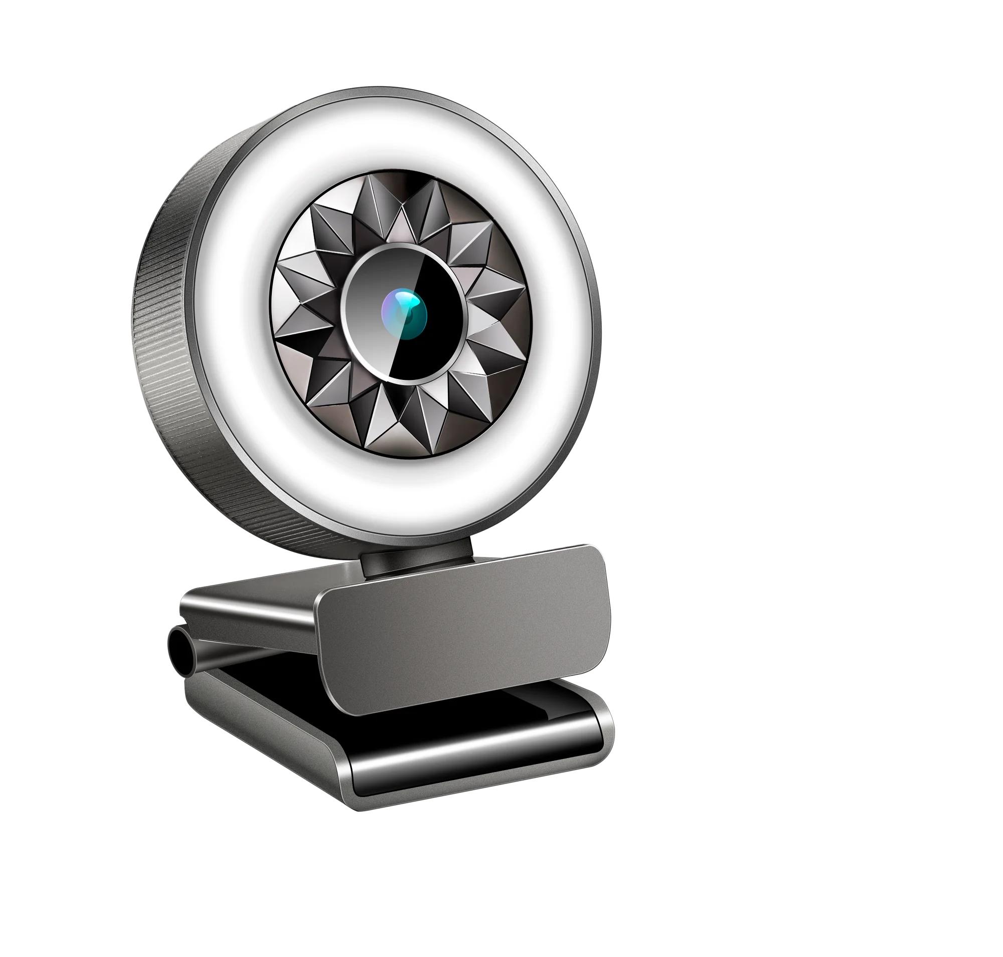 

1080P USB Web Camera PC Laptop Desktop Computer Camera Microphone Ring light Webcam