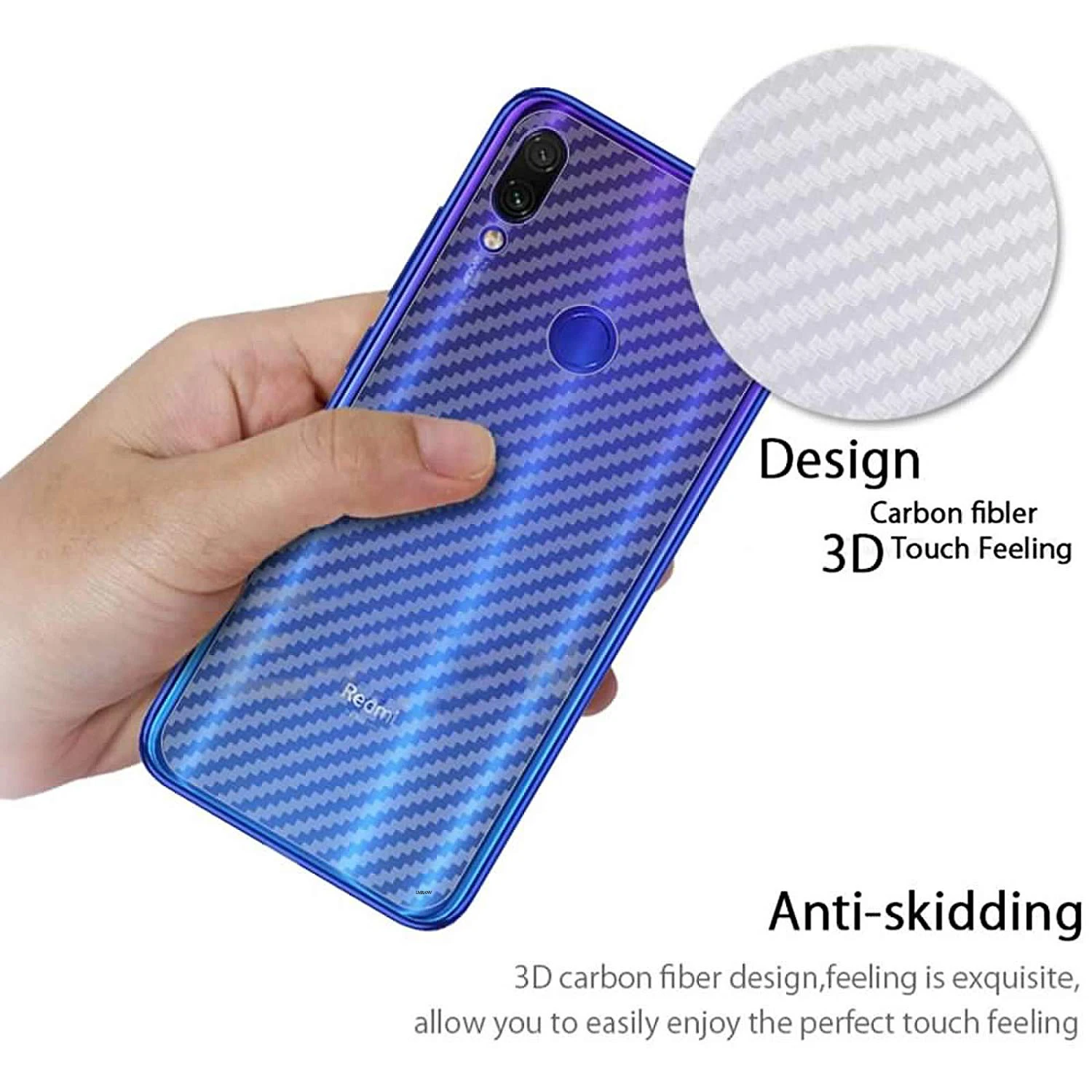 Мягкий задний протектор экрана для Xiaomi Redmi Note 7 3D пленка из углеродного волокна Redmi Note 7 задняя крышка пленка стекло редми ноут 7 redmi note 7 наклейка